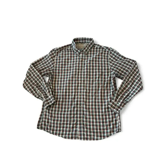 Eddie Bauer Men's Light Weight Vented Long Sleeve Bottun Down Outdoor M - Picture 1 of 11